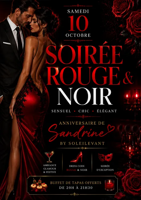 Affiche de soirée