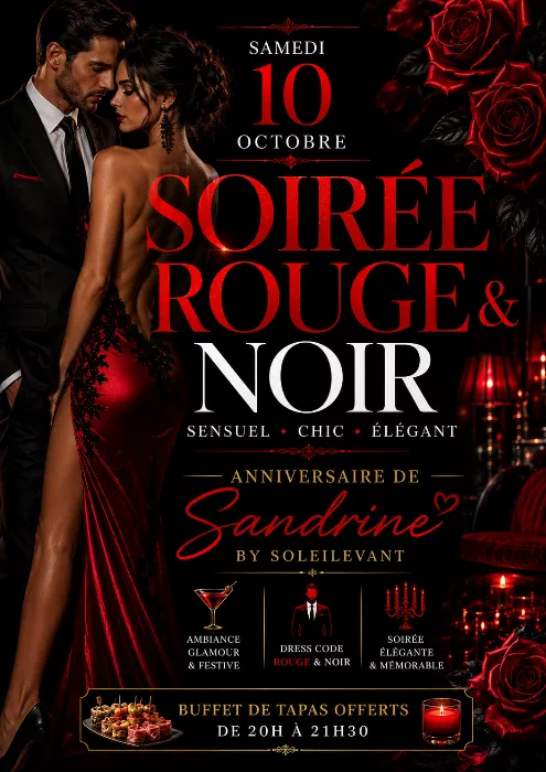 Affiche de la soirée du samedi 10 octobre 2026