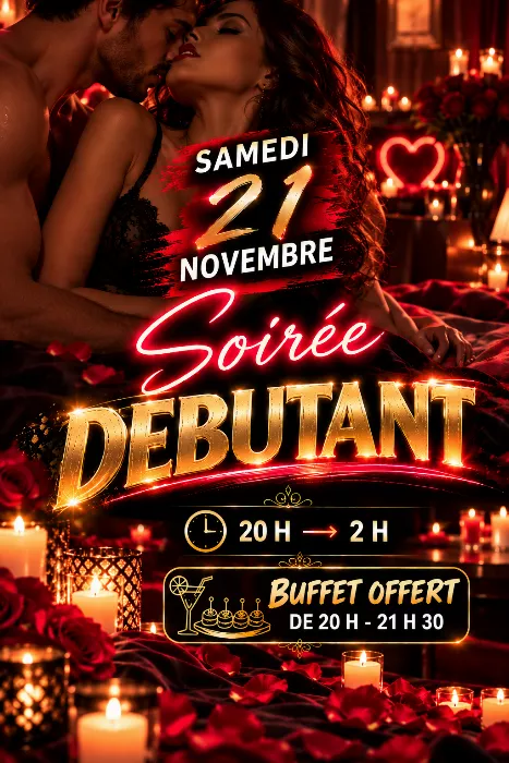 Affiche de la soirée du samedi 21 novembre 2026 (Mixte · 20 h → 2 h)