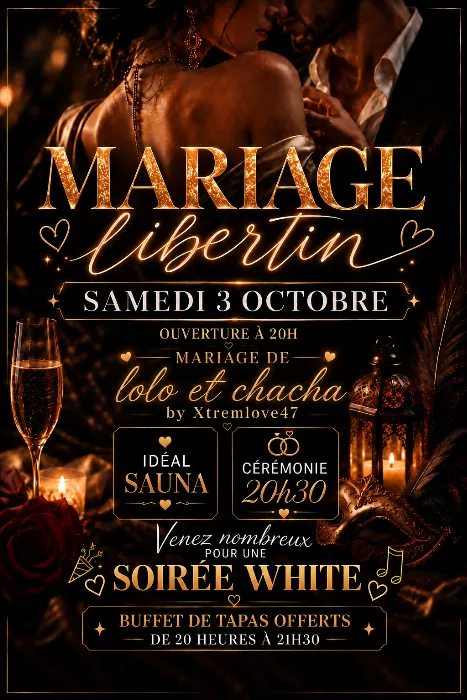 Affiche de la soirée du samedi 3 octobre 2026